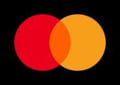 Mastercard logo black background